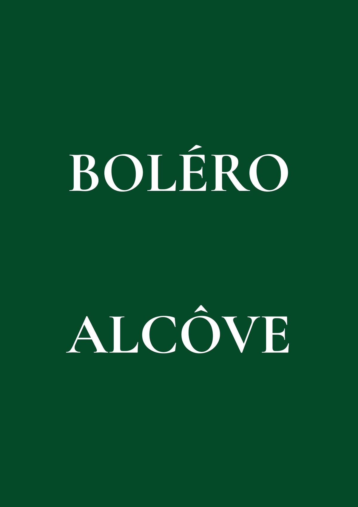 Boléro Alcôve